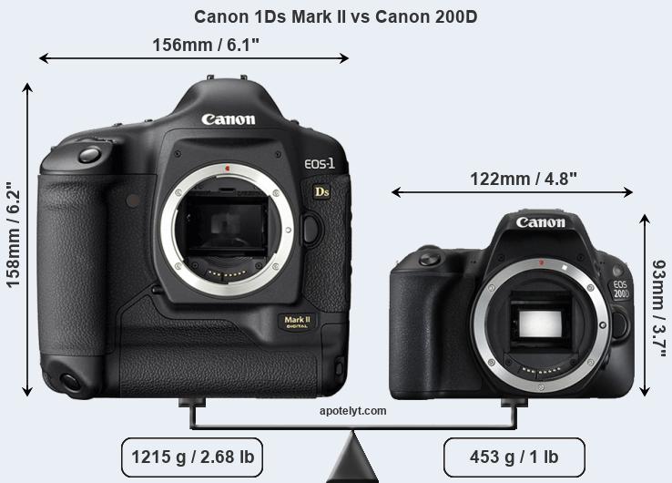 wees gegroet onvergeeflijk Canberra Canon 1Ds Mark II vs Canon 200D Comparison Review