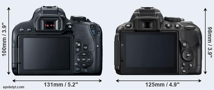 Canon 800d Vs Nikon D5300 Comparison Review