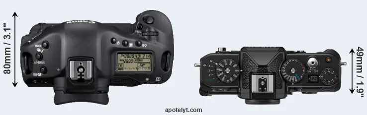 Compare 1D Mark IV versus Zf top