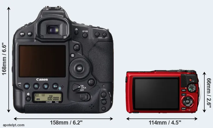 Comparison 1DX or TG-7 rear