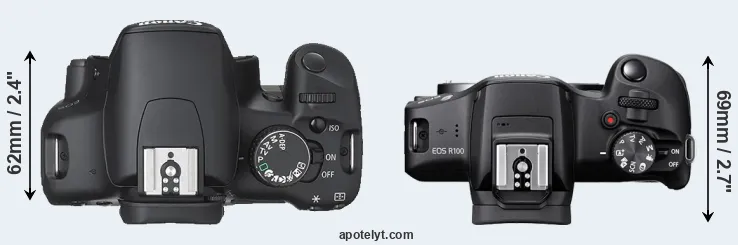 Compare 450D versus R100 top