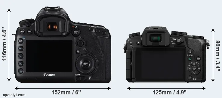 Comparison 5DS or G7 rear