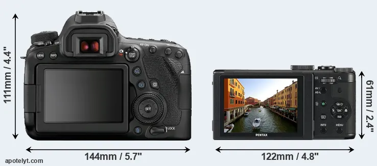 Comparison 6D Mark II or MX-1 rear