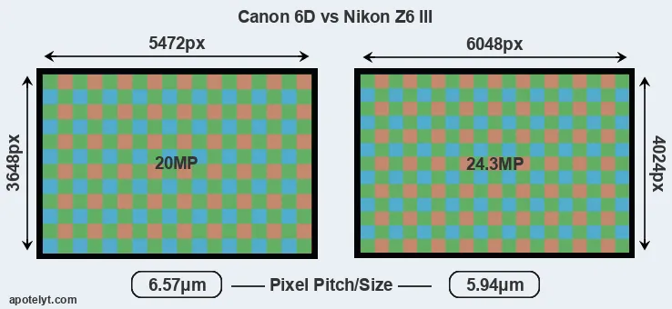 6D versus Z6 III MP