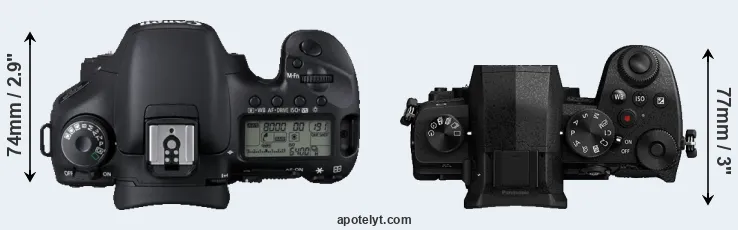 Compare 7D versus G90 top
