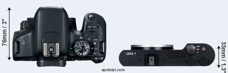 Compare 800D versus T Typ 701 top