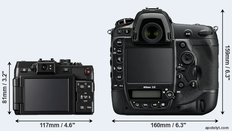 Comparison G1X or D5 rear
