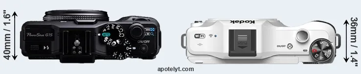 Compare G15 versus S-1 top