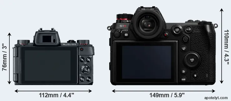 Comparison G5X or S1R rear
