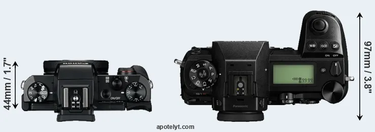Compare G5X versus S1R top