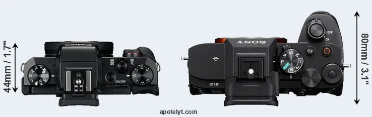 Compare G5X versus A7 IV top