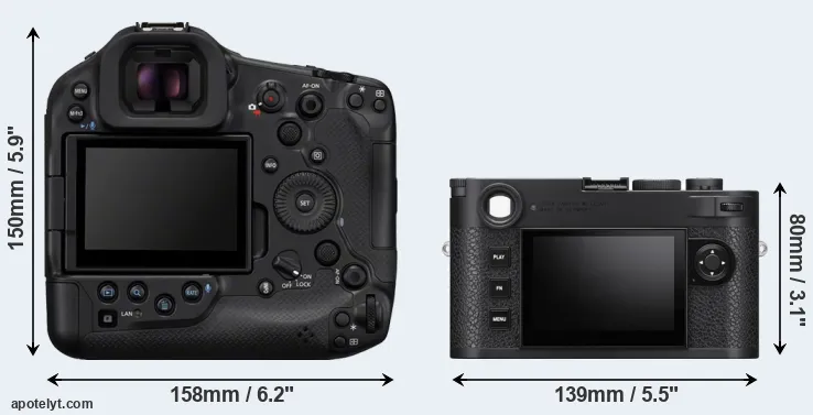 Comparison R1 or M11 rear