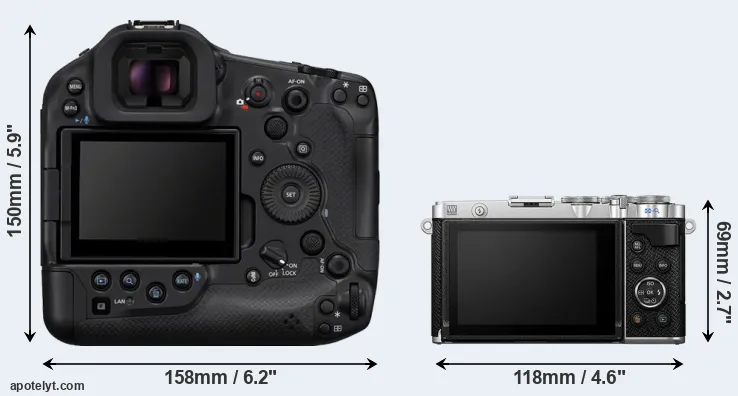 Comparison R1 or E-P7 rear