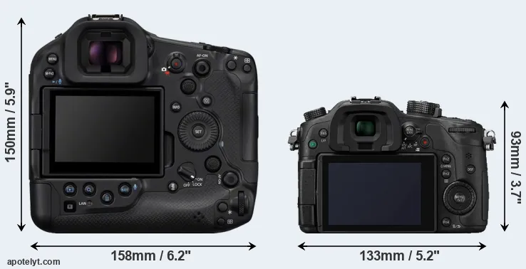 Comparison R1 or GH4 rear