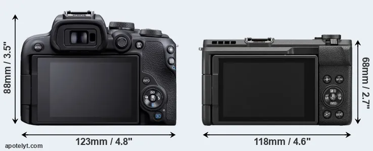 Comparison R10 or V1 rear
