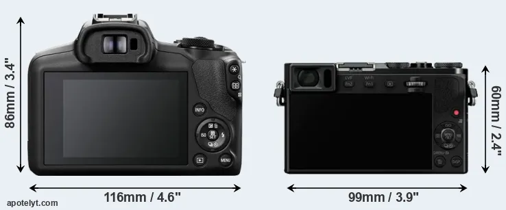 Comparison R100 or GM5 rear