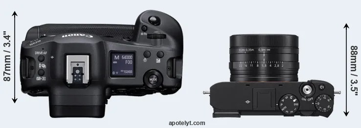 Compare R3 versus RX1R III top