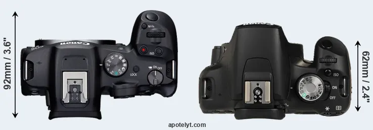 Compare R7 versus T1i top