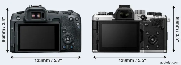 Comparison R8 or OM-3 rear