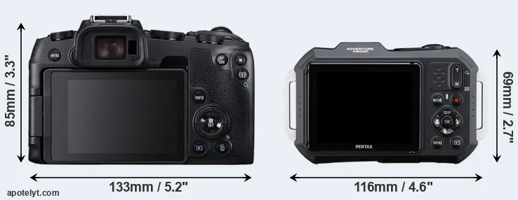 Comparison RP or WG-1000 rear