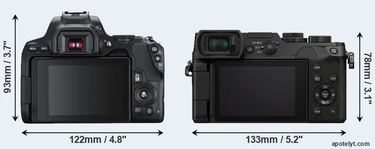 Comparison SL3 or GX8 rear