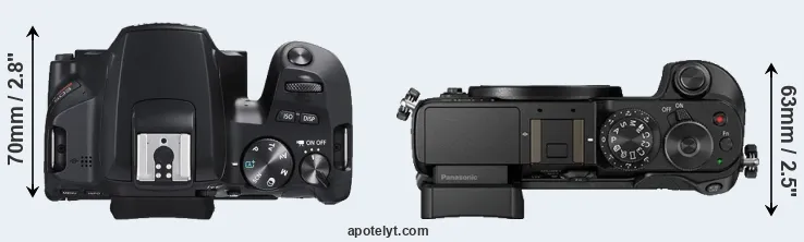 Compare SL3 versus GX8 top