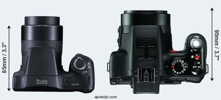 Compare SX410 versus V-LUX 3 top