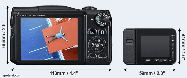 Comparison SX710 or RX0 II rear