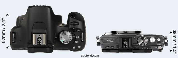 Compare T1i versus E-PL5 top