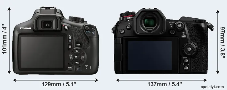 Comparison T6 or G9 rear