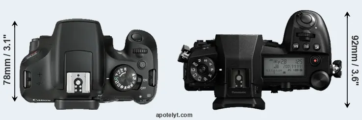 Compare T6 versus G9 top