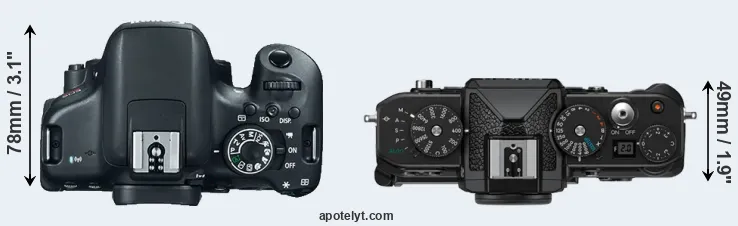 Compare T6i versus Zf top