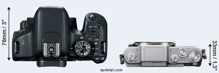 Compare T7i versus GF7 top