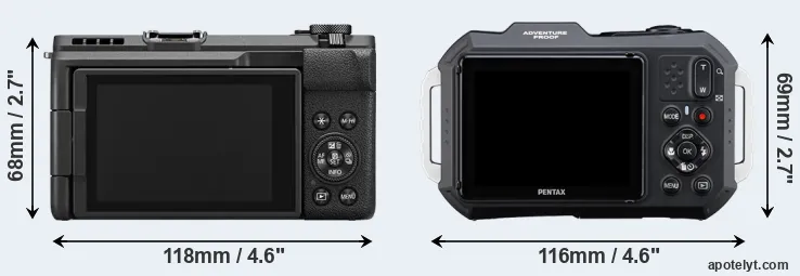 Comparison V1 or WG-1000 rear