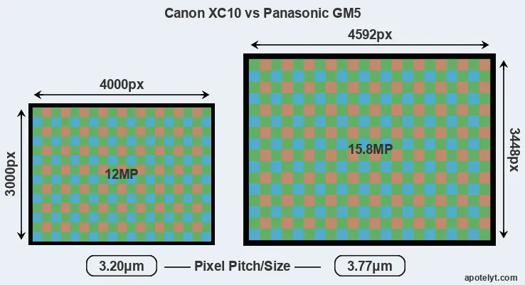 XC10 versus GM5 MP