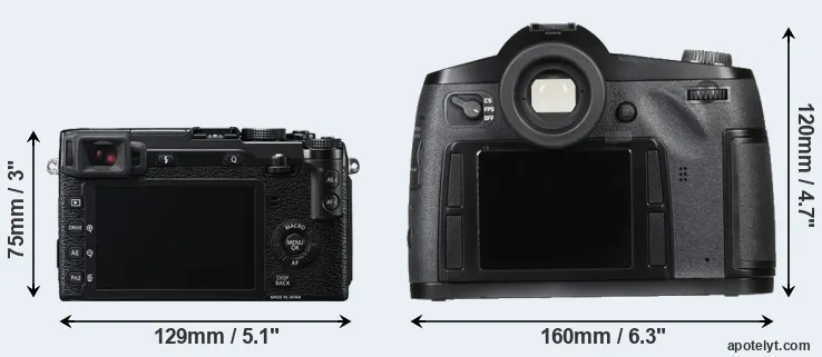 Comparison X-E2 or S Typ 007 rear