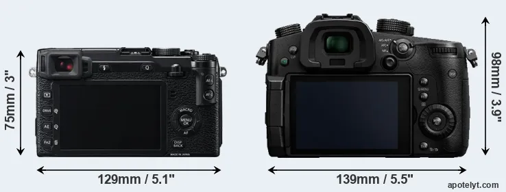 Comparison X-E2 or GH5 rear
