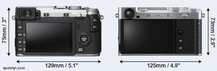 Comparison X-E2S or X-E5 rear