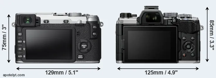 Comparison X-E2S or OM-5 rear