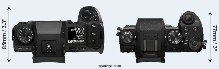 Compare X-H2S versus G7 top