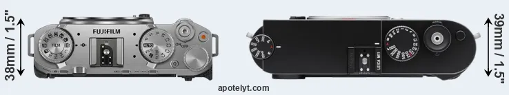Compare X-M5 versus M11 top