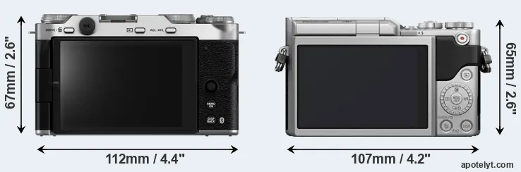 Comparison X-M5 or GX800 rear