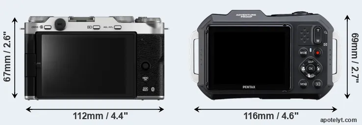 Comparison X-M5 or WG-1000 rear