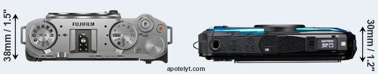 Compare X-M5 versus WG-90 top