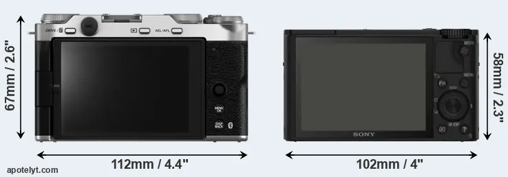 Fujifilm X-M5 vs Sony RX100 Comparison Review