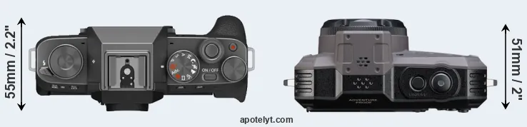 Compare X-T200 versus WG-1000 top