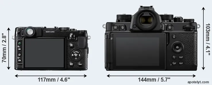 Comparison X10 or Zf rear