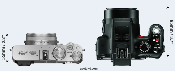 Compare X100VI versus V-LUX 3 top