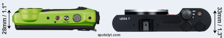 Compare XP120 versus T Typ 701 top