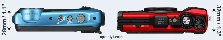 Compare XP130 versus TG-6 top